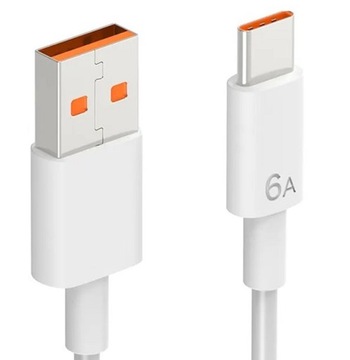Kabel USB typ C GSM PC Pad PS5 XOne biały 1m