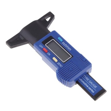 Cyfrowy miernik głębokości bieżnika opon samochodowych/motocyklowych LCD