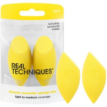 Real Techniques Miracle Concealer Sponge aplikator Duo 2szt (W) P2