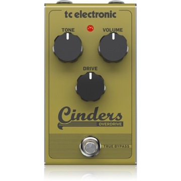 Cinders Overdrive Efekt Gitarowy Czuły Vintage Overdrive TC Electronic