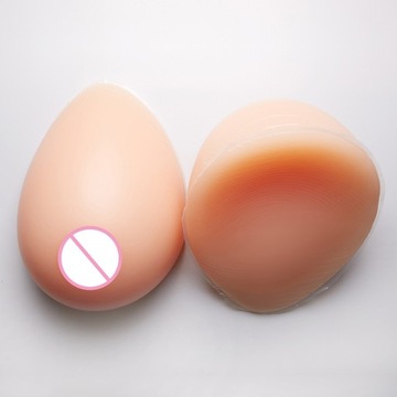realistyczne sztuczne piersi silikon 500 gram