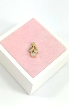 КРАСИВЫЕ НОВЫЕ ЗОЛОТЫЕ СЕРЬГИ P333 1.50Г 1СМ