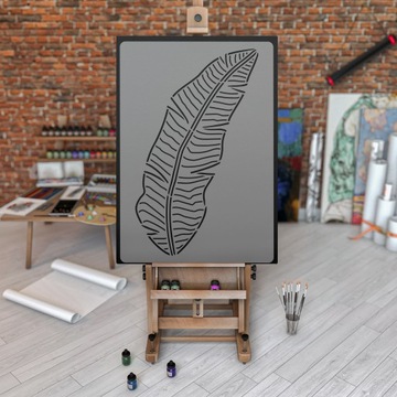 ШАБЛОН КАРТИНЫ /65x95/ БАНАНОВЫЙ ЛИСТ - НАХОД #1