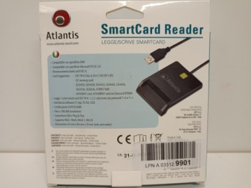КАРТРИДЕР SMART CARD ATLANTIS P005-SMARTCR-U USB/ЦИФРОВАЯ ПОДПИСЬ