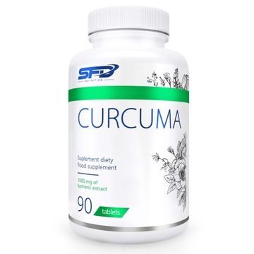 SFD CURCUMA 90 tab KURKUMA KURKUMINA TRAWIENIE APETYT UKŁAD NERWOWY