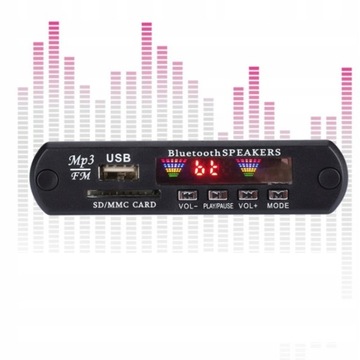 МОДУЛЬ BLUETOOTH-ПЛЕЕРА MP3 AUX РАДИО ПУЛЬТ ДУ USB