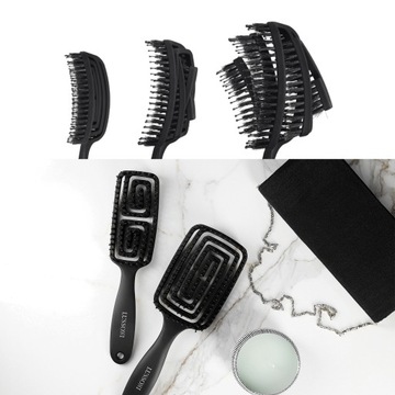 LUSSONI МАЛЕНЬКАЯ ЩЕТКА ДЛЯ ВОЛОС НАТУРАЛЬНЫЙ ЛАБИРИНТ