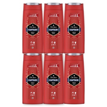 Old Spice Captain Żel pod prysznic 2w1 6x675 ml