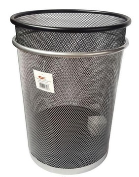 KOSZ OKRĄGŁY SREBRNY