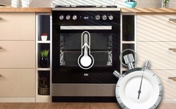 Beko FSE62120DX кухня 60см 66л Конвекционный гриль