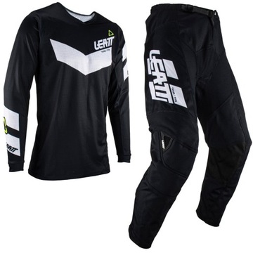 LEATT Strój KOMPLET Bluza Spodnie MOTO KIT 3.5 CZARNY Enduro ATV Cross | XL