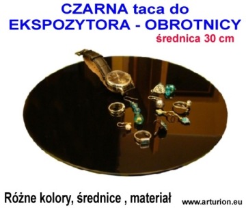 Podest obrotowy, ekspozytor do 30 kg - regulowany