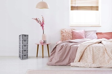 КНИЖНЫЙ ШКАФ, СУНДУК, ПОЛКА ШКАФА С 5 КОРЗИНАМИ, РОТАНД БРАНК