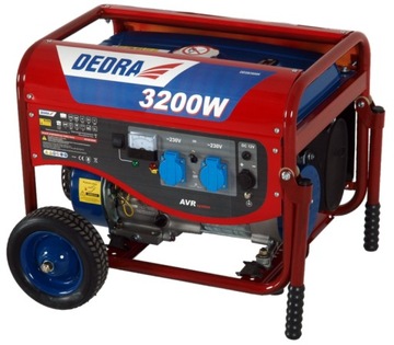 Agregat prądotwórczy DEDRA DEGB3600K 3200W AVR