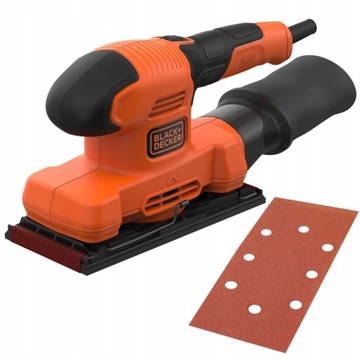 Szlifierka oscylacyjna 150W do drewna, farb BEW220 Black+Decker