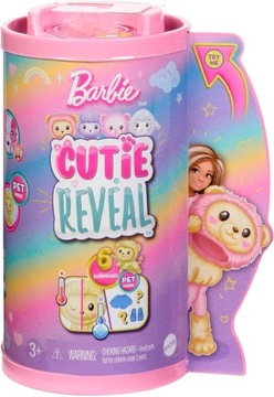 BARBIE CUTIE REVEAL CHELSEA LEW LALKA LALECZKA NIESPODZIANKA ZWIERZĄTKO
