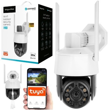 KAMERA WIFI RJ45 POE IP DUŻA 5MX 20X ZOOM KRUGER MATZ C110 TUYA IMX335