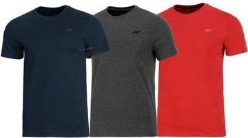 4F ZESTAW 3szt. MĘSKA KOSZULKA T-SHIRT / rozm XL