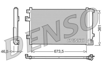 DENSO CHLADIČ KLIMATIZACE FIAT MULTIPLA 186 1