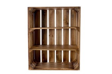 ДЕРЕВЯННЫЙ ЯЩИК, обожженный, ЯЩИКИ, ПОЛКА, ШКАФ