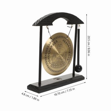 УКРАШЕНИЕ ГОНГА АКЦЕНТЫ ДЛЯ ДОМА КИТАЙСКИЙ ДЕКОР РЕТРО ВИНТАЖНЫЙ СТОЛ