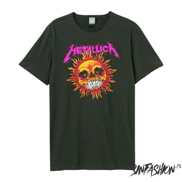 Koszulka Amplified Metallica Neon Sun