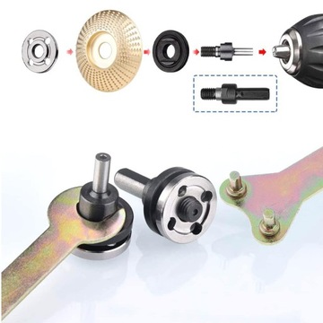 ADAPTER SZLIFIERKI ZESTAW KLUCZ NAKRĘTKI ADAPTERÓW ŁĄCZĄCYCH DO SZLIFIEREK