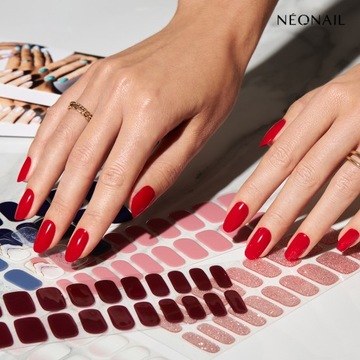 Гибридный лак для ногтей NEONAIL в наклейке GEL STICKERS EASY ON M07