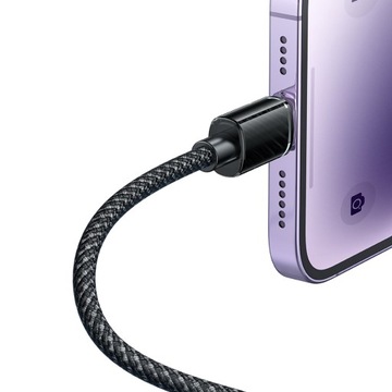 MCDODO ЗАРЯДНОЕ УСТРОЙСТВО USB-C LIGHTNING CABLE ДЛЯ IPHONE 11 12 13 14 PRO 1M ЧЕРНЫЙ