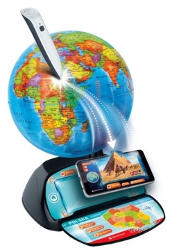 Интерактивный глобус Clementoni Eduglobus 50847