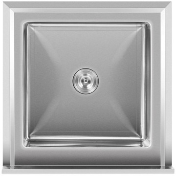 СТОЛ С РАКОВИНОЙ ДЛЯ БАССЕЙНА МОЙКА 50х50х25,5 СТАЛЬ