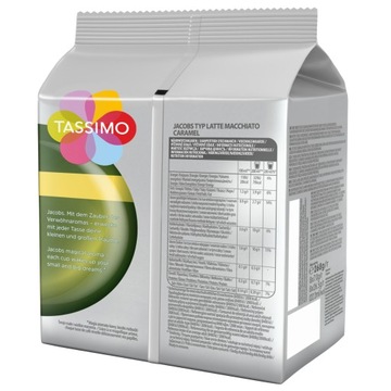 Tassimo Jacobs Latte Macchiato Caramel 8 sztuk
