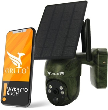 Kamera IP Orllo Bezprzewodowa 4G LTE Obrotowa z Panelem Solarnym ORLLO TZ1