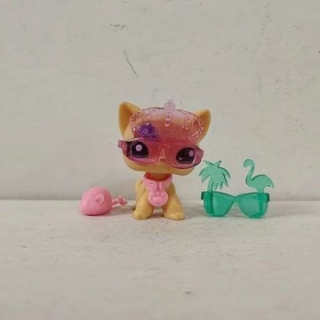 LPS Littlest Pet Shop kot ooak z akcesoriami 1szt