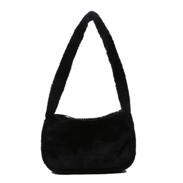 Plush Shoulder Bags For Femme Luxury Designer Soft Winter Ladies Clutch Pur