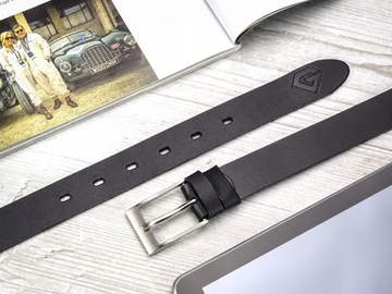 РЕМЕНЬ КОЖАНЫЙ МУЖСКОЙ GRACIO ДЛЯ БРЮК, КОЖА, ДЛИНА РЕМЕНЯ 140 СМ, ПОДАРОК