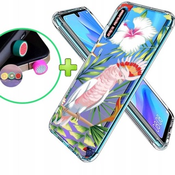 Etui przezroczyste kwiaty wzory Xiaomi Redmi 12C