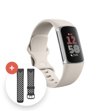 Смарт-браслет Google FITBIT Charge 6, белый