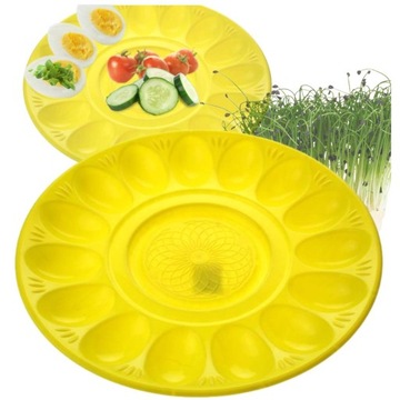 TALERZ NA JAJKA JAJA PLASTIKOWY PODSTAWKA WIELKANOC