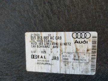 AUDI A3 8V СЕДАН 2018R S-LINE 2.0 TDI 110KW БАГАЖНИК БОКОВОЙ 8V5863887AC