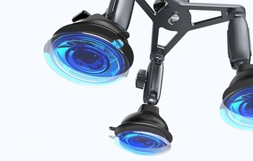 ТРЕХРУЧНОЕ КРЕПЛЕНИЕ TELESIN С ПРИСОСКОЙ ДЛЯ ТЕЛЕФОНОВ И СПОРТИВНЫХ КАМЕР