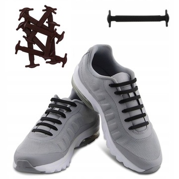 Шнурки силиконовые без завязок ДЛЯ ВЗРОСЛЫХ ДЕТЕЙ, 16 шт., разные цвета.