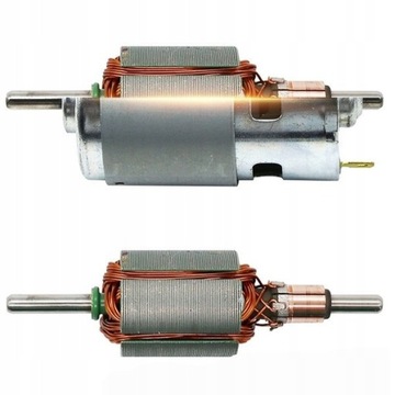 Щеточный двигатель 21 В постоянного тока — RS550VC — 12 зубьев