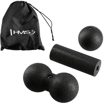Wałek Roller + Piłki Do Masażu Zestaw 3w1 HMS