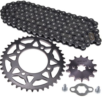 ZĘBATKA TYŁ PRZÓD ŁAŃCUCH CROSS PIT BIKE MRF KAYO