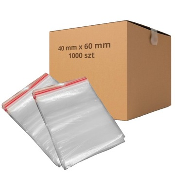 WORECZKI TOREBKI WORKI STRUNOWE 40x60 MM 4/6 CM 1000 SZTUK