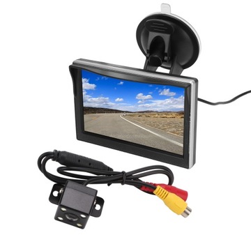 KAMERA COFANIA STYLOWA MONITOR 5'' SZEROKI KĄT