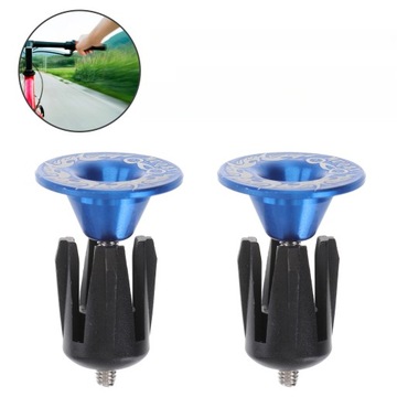 ПАРА КОНЦЕВЫХ ЗАГЛУШЕК РУЛЯ ВЕЛОСИПЕДА АЛЮМИНИЕВЫЕ ЗАГЛУШКИ РУЛЯ ДЛЯ ГОРЫ B