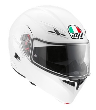 Kask Motocyklowy Szczękowy AGV Compact ST Biały Połysk M