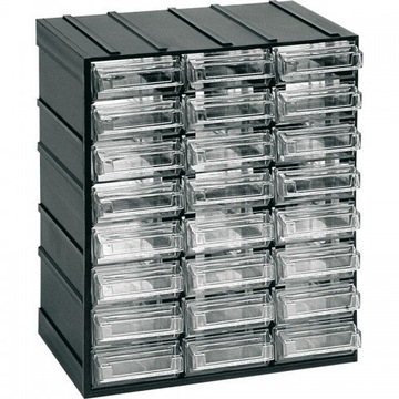 Organizer modułowy 24 szufladki 192 x 148 x 230mm